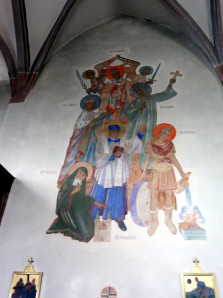 Datei:Wandbild in der Pfarrkirche Weyregg.jpg