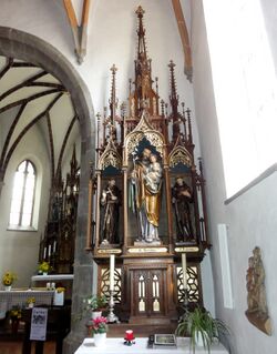 Rechter Seitenaltar in der Pfarrkirche Steinbach.jpg