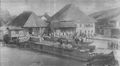 Die Raudaschlmühle um 1900 mit Holzplätte