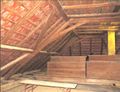 Liegender Dachstuhl Walmdach, Baujahr 1840, Wirtshaus in Baum Dachbodenfläche uneingeschränkt nutzbar
