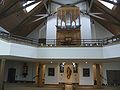 Die Spanische Orgel, gebaut 1995-1998 von Patrick Collon in Brüssel, ist einzigartig im deutschsprachigen Raum