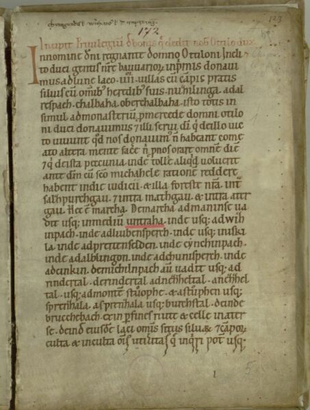 Datei:Schenkungsurkunde bezogen auf 748.jpg