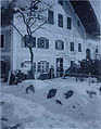 Obermühle im Winter der 1950er Jahre