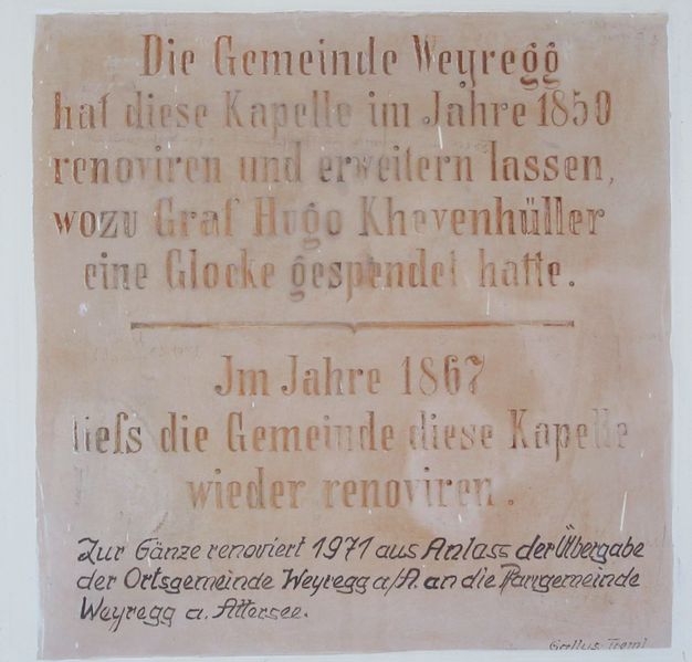 Datei:Talel in der Gahberg-Kapelle.jpg