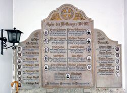 Gefallenengedenktafel im Eingangsbereich der Pfarrkirche Abtsdorf.jpg