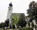 Südansicht der Pfarrkirche St. Georgen im Attergau