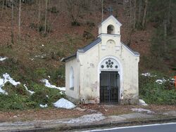 Ferrary-Kapelle in Unterburgau, Gemeinde St. Gilgen, wurde im Jahr 1891 von Philipp von Ferrary gestiftet.jpg