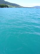 Der Attersee postkartenblau