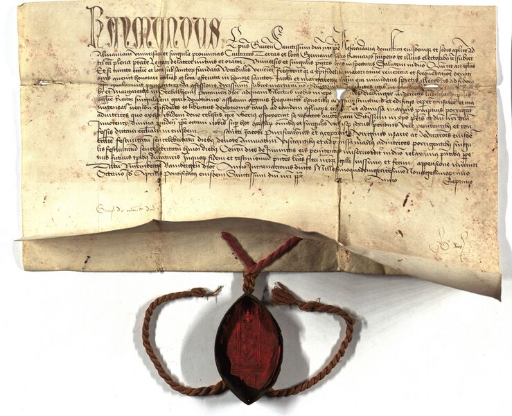 Datei:Ablassurkinde 1491.jpg