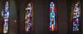 Collage der südlich gelegenen Kirchenfenster der Konradkirche von Lydia Roppolt