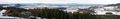 Panoramaaufnahme von St. Georgen im Attergau von der Kronberg-Aussichtssstelle