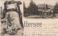 Attersee mit Hotel Attersee 1906