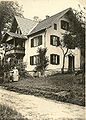 Das Susihäusl 1928. Es gehörte damals zur Gerberei Kölblinger.