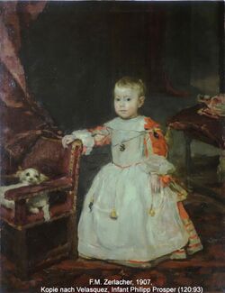 F.M.Zerlacher, Kopie Velasquez, 1907, Secession 1923.JPG