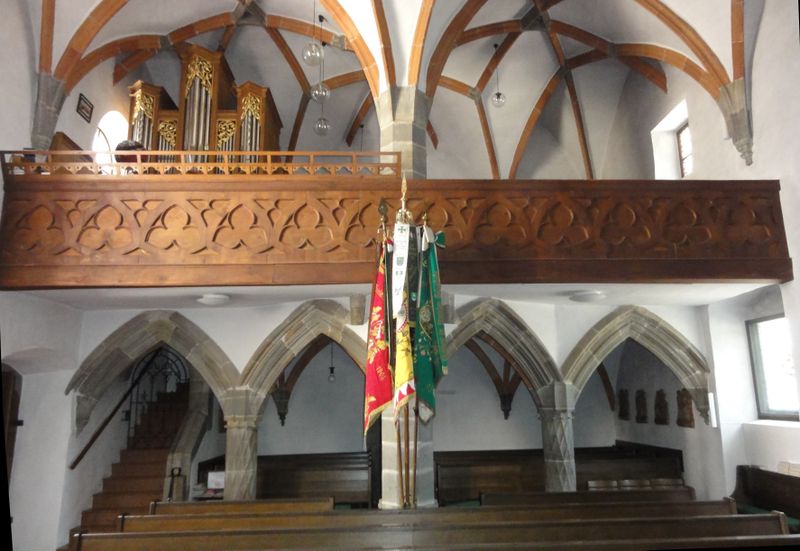 Datei:Empore in der Pfarrkirche Steinbach am Attersee.jpg