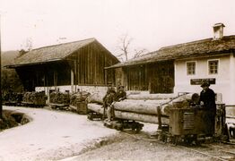 Forstwirtschaft - Klausbahn um 1920