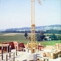 Bau der neuen Volksschule 1978